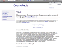 Tablet Screenshot of pomoc.cosmopulse.net